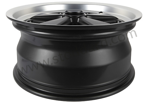 911363117008MB - Maxilite  Alloy Wheel, Machined Lip, Black Center, 17 X 8-Inch 10.6mm Offset for Porsche 