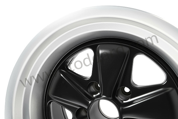 911363121000MB - Maxilite  Alloy Wheel, Machined Lip, Black Center, 17 X 10-Inch 15mm Offset for Porsche 