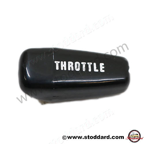 91142479200 - Hand Throttle Lever Knob, Black For 911 1972-1974 With MFI Fuel Injection. for Porsche 