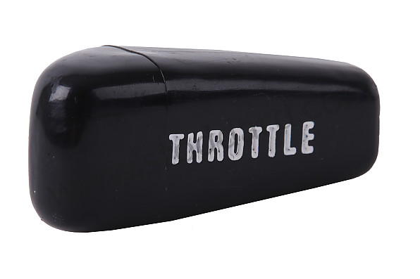 SIC42479200 - Black Square Knob For Hand Throttle Lever. 911 1972-1974 With MFI Fuel Injection for Porsche 