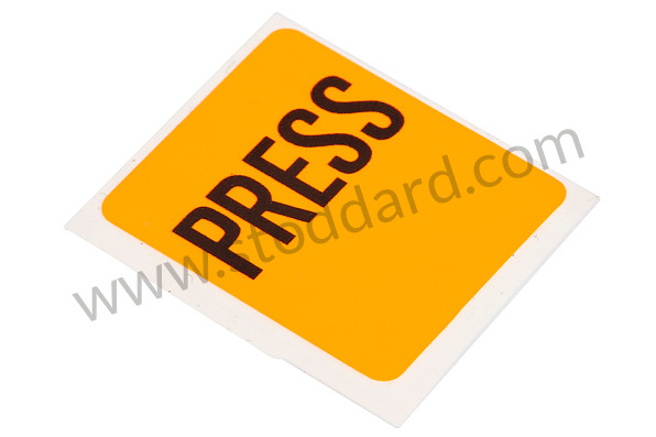 911456001SET - PRESS Seat Belt Decal Car Set For 911 1972-1973 And 914 1972-1976 for Porsche 
