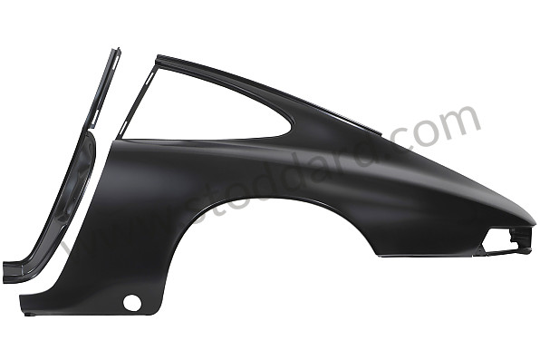 SIC50306100GRV - Complete Quarter Panel, Left, 911 912 1969-1973 for Porsche 911 70-73 &bull; 1973 &bull; 2.4T-E &bull; Coupe &bull; Manual Gearbox, 4 Speed