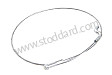 Wire Pull For Seat Backrest. 911 930 1974-1986, 924 944