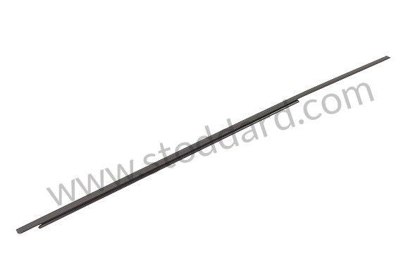 9115314310070K - Door Trim, Black, Left, 911/911 Turbo Coupe (1986-94) for Porsche 