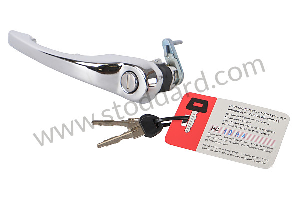 91153894105 - Outer Door Handle, Left, 911 912 1970-1977. for Porsche 