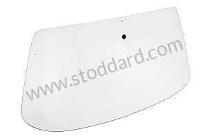 PORSCHE 911 1977-1984 Windshield, Clear, Marked Pilkington, with Mirror Center Pad 6 Versions available for this part