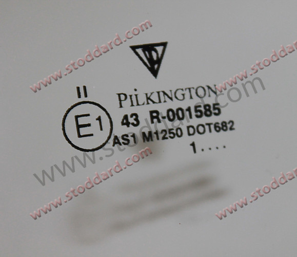 91154101126 - Tinted Windshield With Radio Antenna Built In. 911 1985-1991 (coupe, Targa, Cabriolet) for Porsche 
