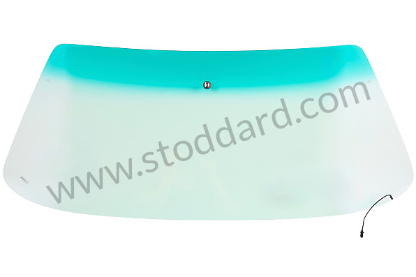 SIC54101105 - Windshield, Green Tinted With Heavy Top Shading For 911 With Antenna for Porsche 