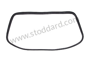 Front Windshield Seal for 911 912 with Trim Groove (1965-89) TOP QUALITY FOR ASSEMBLY WITH MOULDING / adaptable (SIC54122504)