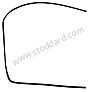 Front Windshield Window Trim, Left, Black 911 912e 1974-89