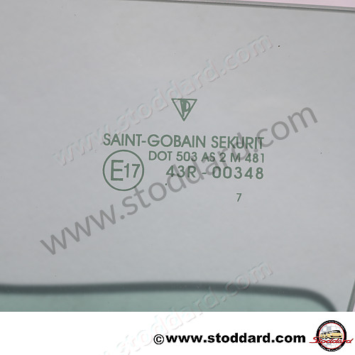 91154210145 - Door Glass, Tinted Left For 911 Targa Or Cabriolet 1984-1994 for Porsche 