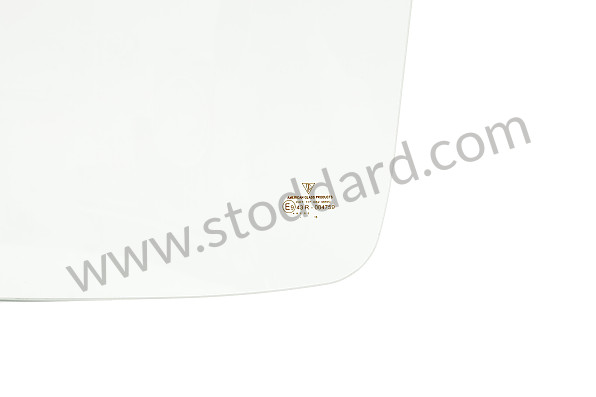 91154510502 - Rear Window Glass, Clear With Two Stage Heating Defroster 911 912 1965-1986 for Porsche 