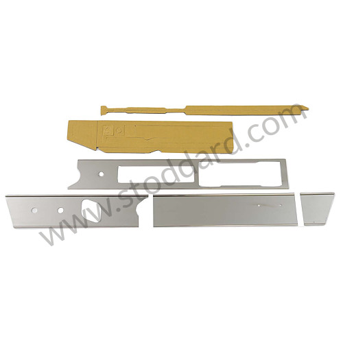 91155201301SIC - Dashboard Aluminum Trim Fits 911 912 1969-1973 for Porsche 911 70-73 &bull; 1972 &bull; 2.4T-E &bull; Coupe &bull; Manual Gearbox, 4 Speed