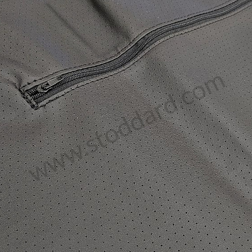 91155505511700D - Original Daisy Pattern Headliner,  Black, 1966-98 911/912/930 Coupe with Sunroof. Stoddard Exclusive, Made in USA for Porsche 