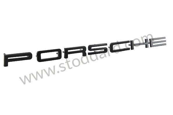 91155903100 - "Porsche" Decklid Emblem. 911 912e 1972-1973 for Porsche 