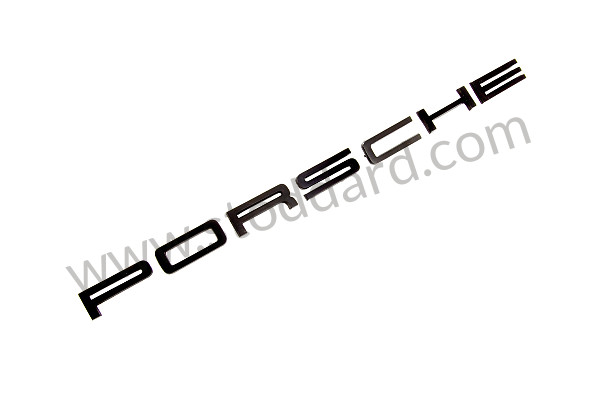 91155903100 - "Porsche" Decklid Emblem. 911 912e 1972-1973 for Porsche 