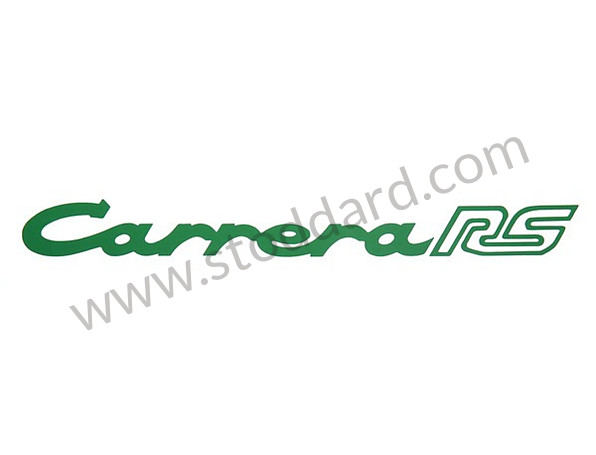 91155903602 - Carrera Rs Decal In Green For Rear Engine Lid. Carrera 2.7rs for Porsche 