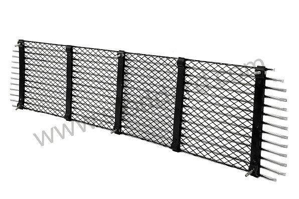 SIC55904103 - VENTILATION GRILL FOR ENGINE SILVER for Porsche 911 70-73 &bull; 1972 &bull; 2.4E &bull; Coupe &bull; Manual Gearbox, 4 Speed