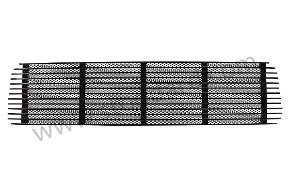 SIC55904102 - Engine Lid Grille, 911 1972-1973. Black With Black Mesh. for Porsche 911 70-73 &bull; 1970 &bull; 2.2T &bull; Coupe &bull; Automatic Gearbox