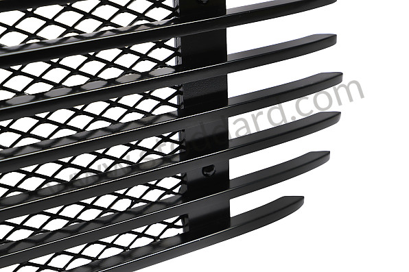 SIC55904102 - Engine Lid Grille, 911 1972-1973. Black With Black Mesh. for Porsche 911 70-73 &bull; 1970 &bull; 2.2T &bull; Coupe &bull; Automatic Gearbox