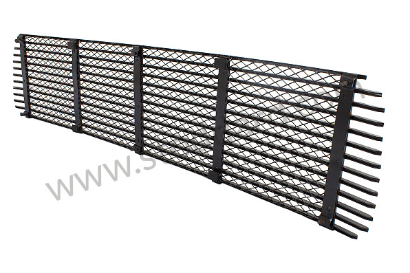 SIC55904102 - Engine Lid Grille, 911 1972-1973. Black With Black Mesh. for Porsche 911 70-73 &bull; 1970 &bull; 2.2T &bull; Coupe &bull; Automatic Gearbox