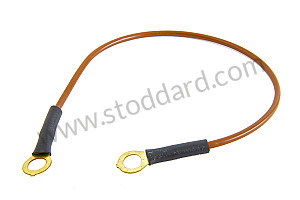 Negative Ground Strap, Engine Relay To Chassis, For 911 1970-89 