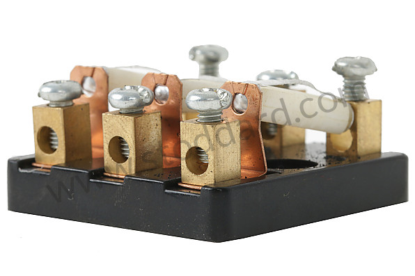 90161208503 - Fuse Box, Three Position, With Lid, for Porsche 911 Turbo + 965 &bull; 1976 &bull; 3.0 Turbo &bull; Coupe &bull; Manual Gearbox, 4 Speed