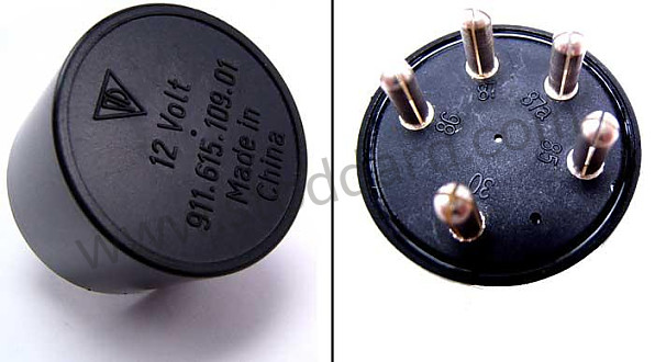 91161510902 - 5-Pin Multi-Function Relay, Round 911 1965-89 912-930-914 for Porsche 911 65-69 &bull; 1969 &bull; 2.0T &bull; Coupe &bull; Manual Gearbox, 5 Speed