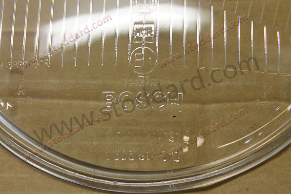 SIC63111102 - Headlight Lens, Bosch H1 With No Pebbling. 911 912 1968-1970 for Porsche 