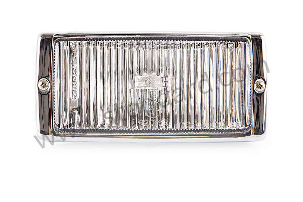91163120601 - Fog Light, Chrome And Black For 911 1974-1983 for Porsche 911 74-77 + 912E &bull; 1975 &bull; 2.7S &bull; Coupe &bull; Automatic Gearbox