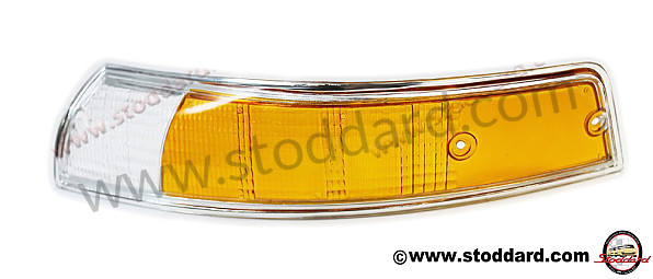 SIC63190303 - Euro-Spec Front Turn Signal Lens, Left, 911 912 1969-72 for Porsche 