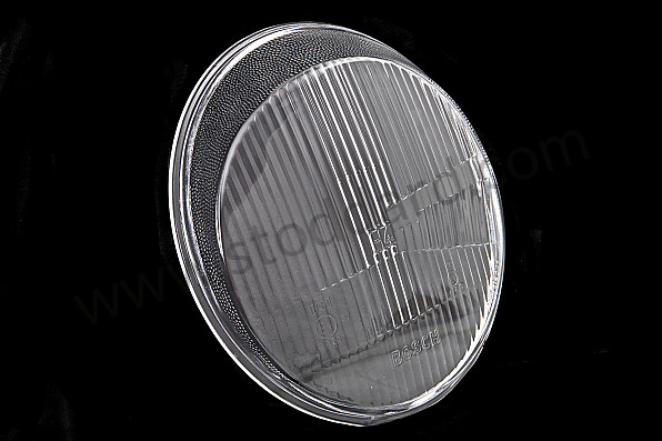 91163192700 - Asymmetricial Headlight Lens, Marked Bosch, H-4, 911 1965-86 for Porsche 
