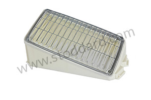 Fog Light Lens, Clear, Left, 911 1984-1989 WHITE / WHITE / FRONT LEFT (SIC63194101)