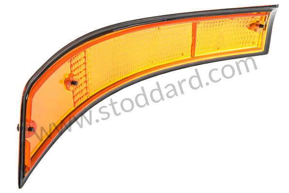 SIC63194700 - USA-Spec Front Turn Signal Lens, Left With Black Trim. 1973 911 for Porsche 