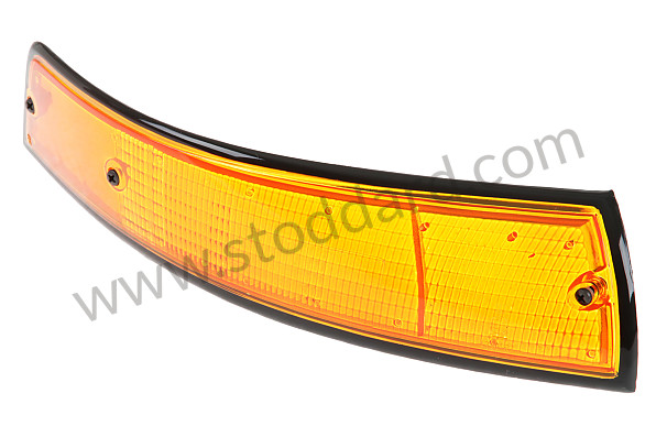 SIC63194800 - USA-Spec Front Turn Signal Lens, Right With Black Trim. 1973 911 for Porsche 