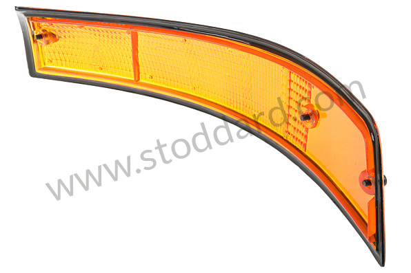 SIC63194800 - USA-Spec Front Turn Signal Lens, Right With Black Trim. 1973 911 for Porsche 