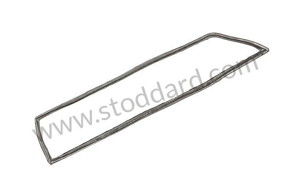 SIC63197001 - Front Turn Signal Lens Gasket, Left, 911 912 1969-73 for Porsche 