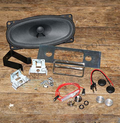 SIC64533152 - Blaupunkt Radio Speaker And Installation Kit For 911 912 1969 - 1973 for Porsche 