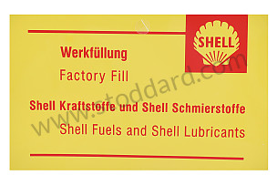 Shell Air Cleaner Decal For 911 1969-1973  (91170100155)