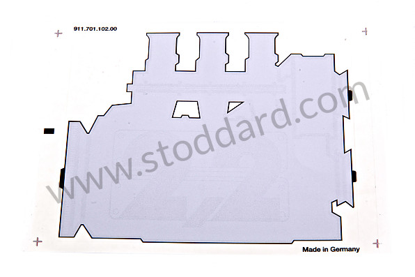91170110200 - 2.2 L Sticker. 911 1970-1971 for Porsche 