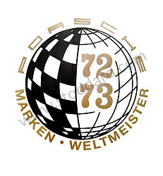 Window Decal 72 73 Marken Weltmeister World Champion  (91170110304)