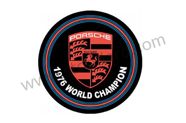 91170110328 - Sticker - "World Champion 1976" for Porsche 