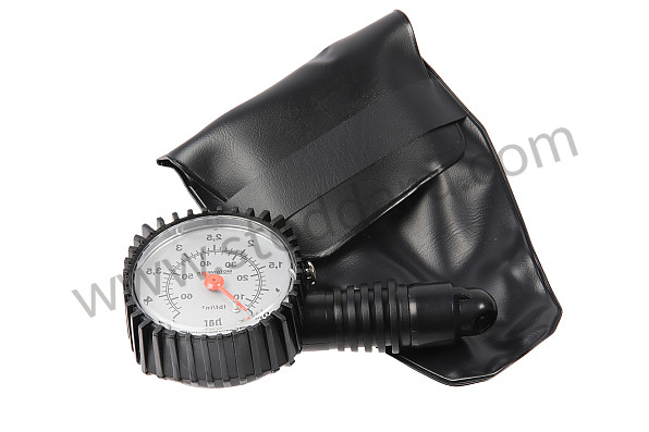 91172220102 - Dial-Style Tire Gauge From Porsche With Leather Pouch for Porsche 