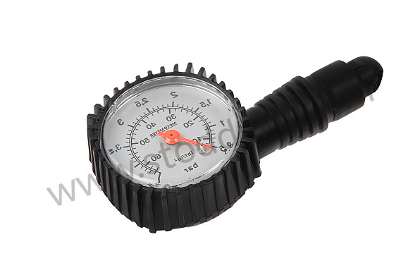 91172220102 - Dial-Style Tire Gauge From Porsche With Leather Pouch for Porsche 