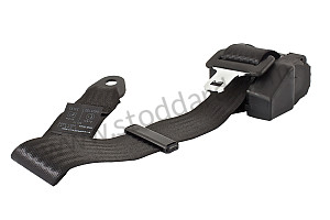 SEAT BELT BLACK / BLACK / OPTION: AUTOMATICAL SAFETY BELT, 3 POINT, REAR (Option code: M335)