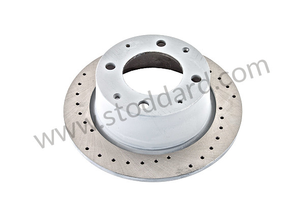 A91435240110RD - PERFORATED REAR BRAKE DISC for Porsche 914 &bull; 1974 &bull; 914/4 2.0 &bull; Manual Gearbox, 5 Speed