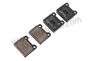 SET OF BRAKE PADS REAR
