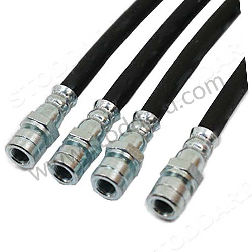 91435570000 - Rubber Brake Line Set 914-4 914-6 1970-72 for Porsche 911 74-77 + 912E &bull; 1977 &bull; 2.7S &bull; Coupe &bull; Manual Gearbox, 4 Speed
