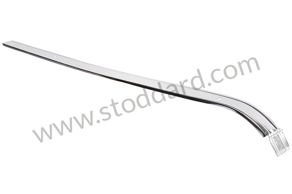 91453182311 - Anodized Gutter For The Windshield Top Seal Left for Porsche 