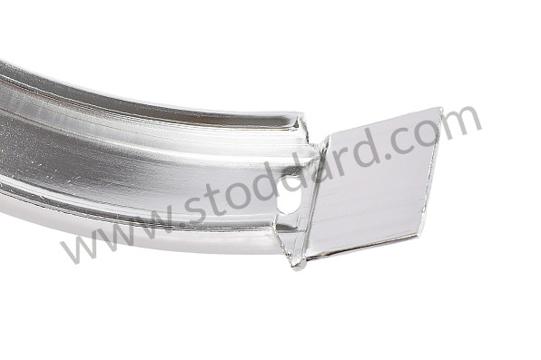 91453182311 - Anodized Gutter For The Windshield Top Seal Left for Porsche 